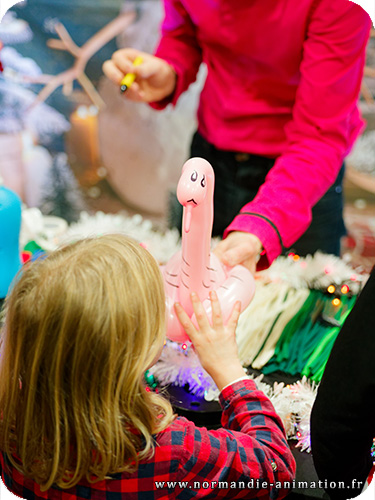animation sculpture sur ballons manche calvados normandie