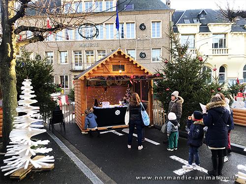 animation enfant marché de noel manche calvados sculpteur ballon maquillage magicien